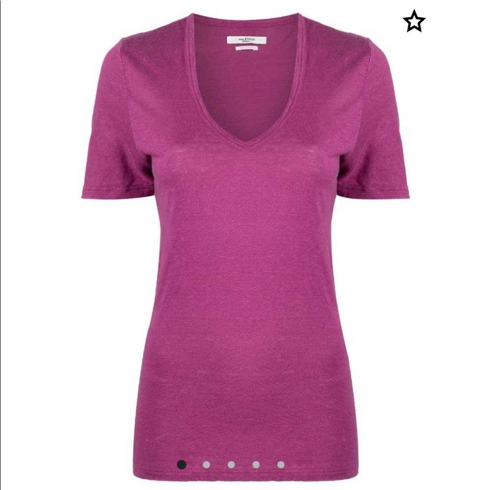 Rich eggplant Isabel Marant Étoile tshirt